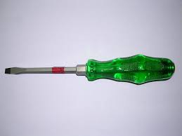 Desarmador Plano Extra Largo 300mm -HANS-